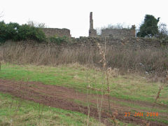 
The ruins of Cleppa Park house, August 2008